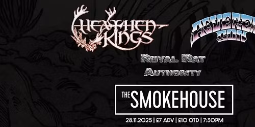 HEATHEN KINGS \/ REVERENT SON \/ ROYAL RAT AUTHORITY - live at The Smokehouse