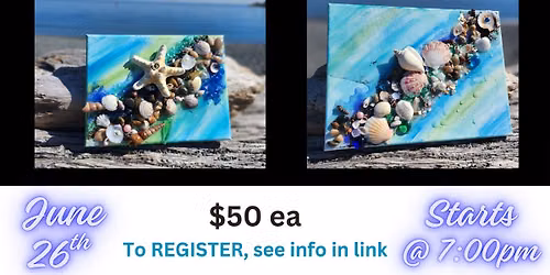 Resin-Ocean on Canvas at the Bent Mast Pub!