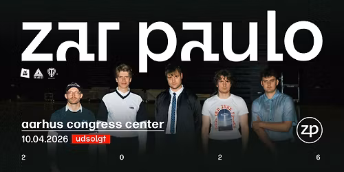 Zar Paulo \u2013 Aarhus Congress Center (VENTELISTE)