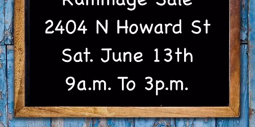 Rummage Sale! 