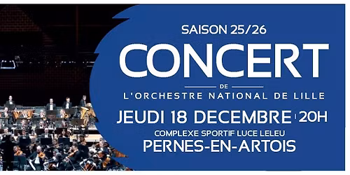 Concert Orchestre National de Lille