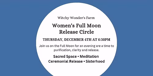 Women's Full Moon Release Circle