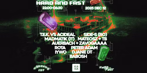 Z\u00f6rget\u0151 Zrt. x Hard&Fast invites: Madmatik(IT) and Side-s(RO)