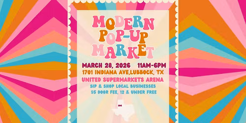 \u2728Modern Pop-Up Market at United Supermarkets Arena\ud83d\udecd\ufe0f