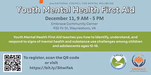 Youth Mental Health First Aid Training