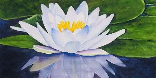 Watercolor Water Lilies