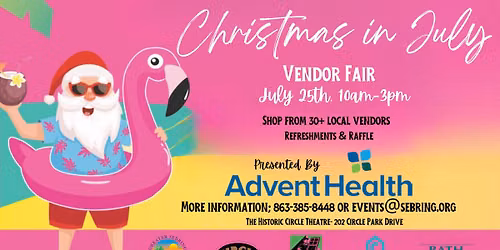 Christmas In July Vendor Fair presented by Advent Health