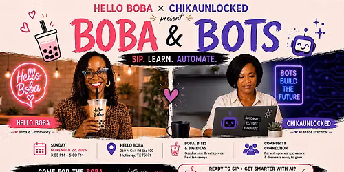 Boba & Bots: Beyond Basic ChatGPT