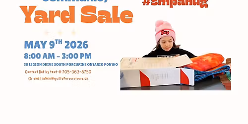 Quilts For Survivors - Community Yard Sale