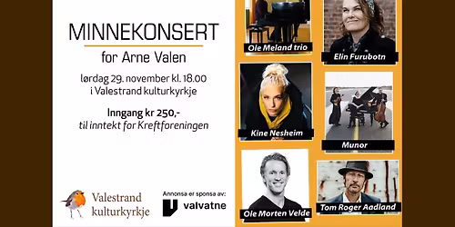 MINNEKONSERT for Arne Valen 