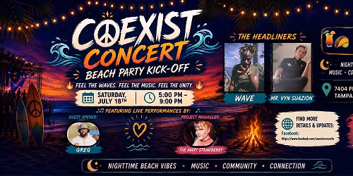 Coexist Beach Party Kick-Off!