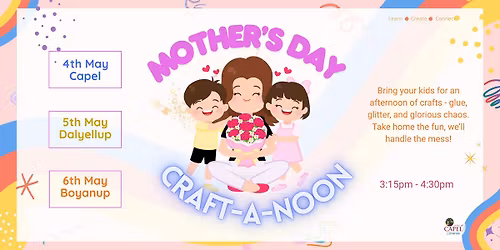 Mother's Day Craft-a-Noon
