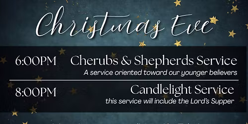 Christmas Eve - Cherubs and Shepherds Service