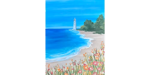 Peaceful Beach - Paint and Sip in Orlando | Classpop!\u2122
