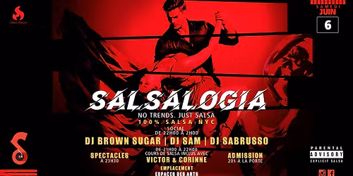SalsaLOGIA - 100% NYC Salsa , Samedi 6 Juin 2026
