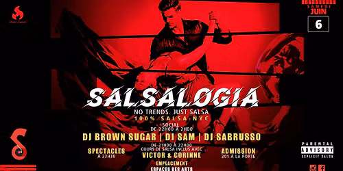 SalsaLOGIA - 100% NYC Salsa , Samedi 6 Juin 2026