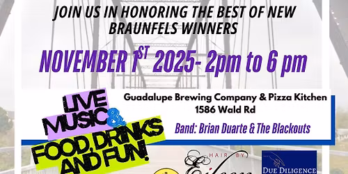Best of New Braunfels 2025 Celebration