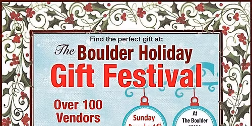 Boulder Holiday Gift Festival