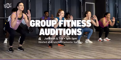 Group Fitness Auditions