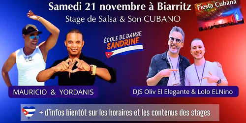 STAGE de SALSA CUBAINE \ud83c\udde8\ud83c\uddfa avec Yordanis \u2764\ufe0f SON avec Mauricio & Fiesta \ud83c\udde8\ud83c\uddfa DJS Oliv & Lolo El Ni\u00f1o
