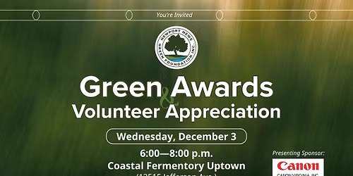 Green Awards and Volunteer Appreciation