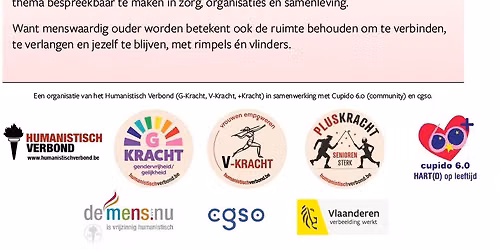 Studiedag Rimpels & Vlinders: over seksualiteit, liefde en lust op leeftijd