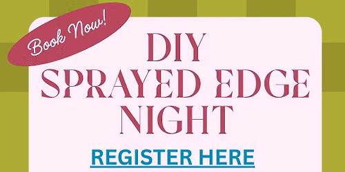 \u2728 DIY Sprayed Edge Night \u2728
