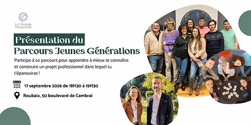 Pr\u00e9sentation du Parcours Jeunes G\u00e9n\u00e9ration