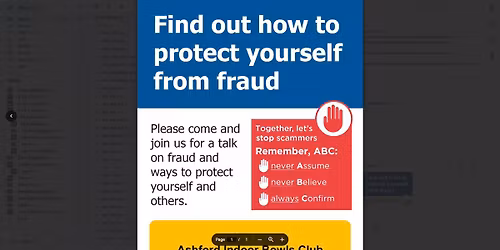 Public event - Fraud Protection presentation