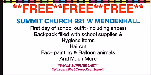 Back To School Bash 