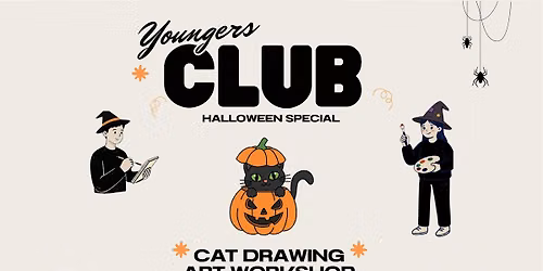 Youngers Art Club: Drawing Halloween Cats