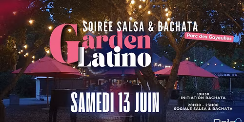 Soir\u00e9e salsa & bachata \u00e0 la Guinguette du Parc des Bois