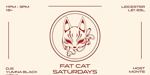 FAT CAT SATURDAYS | The Official RnB & HipHop Session
