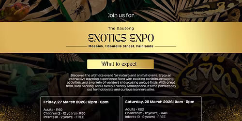 The Gauteng Exotics Expo