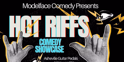 Hot Riffs Comedy at Asheville Guitar Pedals