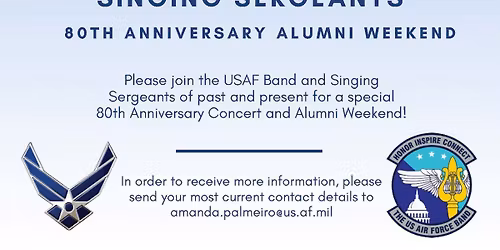 Singing Sergeants of USAF Band - Reunion for 80th Anniversary