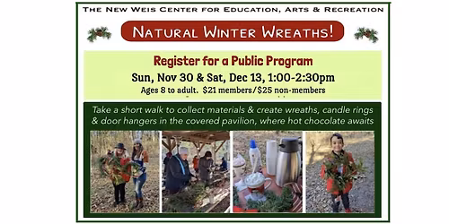 Natural Winter Wreaths!