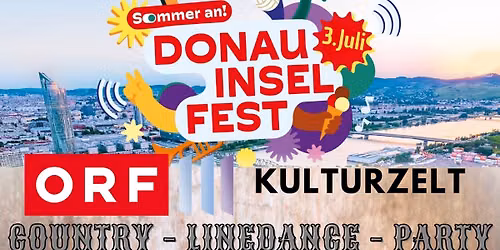 Donauinselfest - COUNTRY LINEDANCE PARTY - Frankie Fortyn \/ Country Company \/ Arizona Eagles