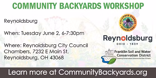 Reynoldsburg Community Backyards Workshop