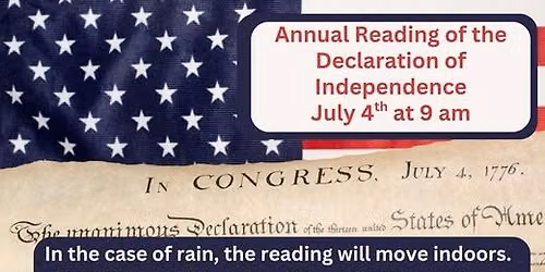 Reading of the Declaration of Independence