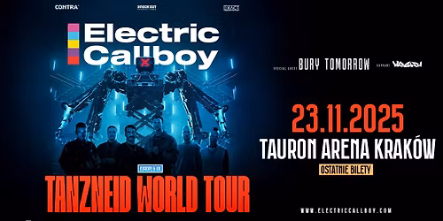 Electric Callboy + Bury Tomorrow, Wargasm \/ 23 XI 2025 \/ Krak\u00f3w