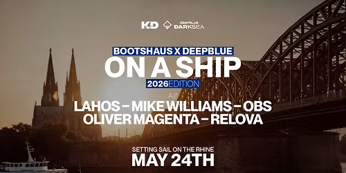 Bootshaus x Deepblue on a Ship Vol. I