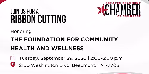 Ribbon Cutting: The Foundation for Community Health and Wellness