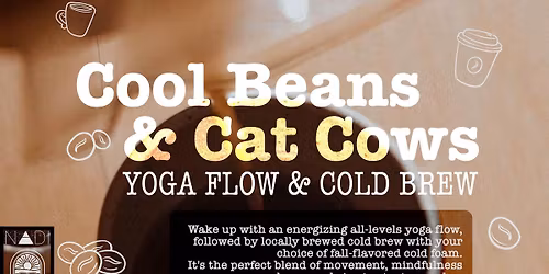 Cool Beans & Cat Cows | Yoga Flow & Cold Brew
