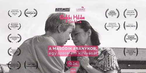 Gobbi Hilda Filmklub: A m\u00e1sodik aranykor, egy szerelem kih\u00edv\u00e1sai