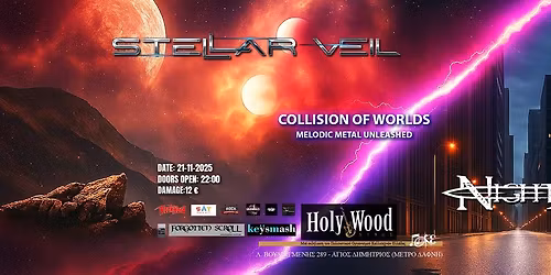 NightKill & Stellar Veil ~ metal night @HolyWood Stage.Athens