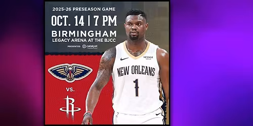 Parking New Orleans Pelicans at Houston Rockets