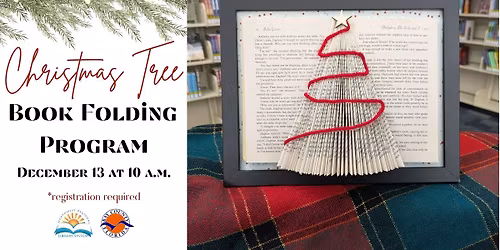 Christmas Tree Book Folding Program (Adults & Teens 16+)