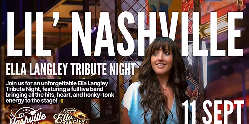 Simply Ella - A Tribute to Ella Langley Show