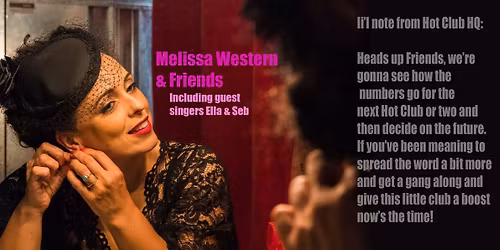 Melissa Western & Friends @ Sunday Hot Club